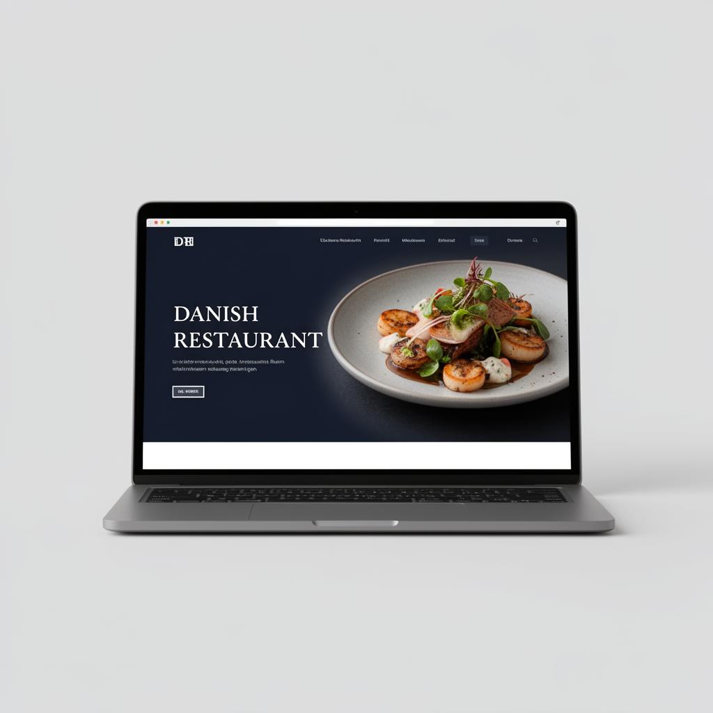 Restaurant hjemmeside hjemmeside eksempel