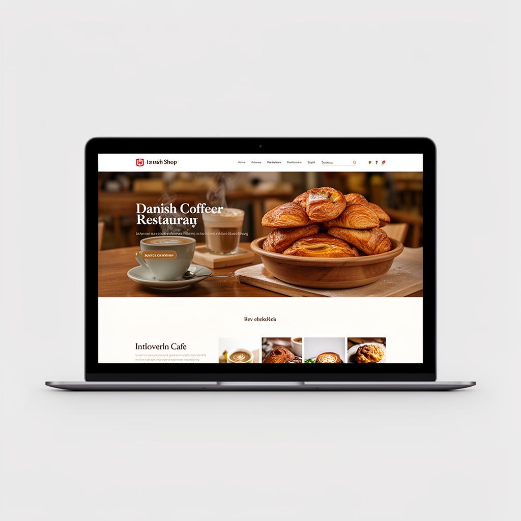 Café & takeaway hjemmeside eksempel
